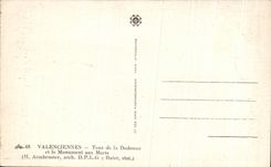 CPA Vincennes Tower of Dodenne and the War memorial