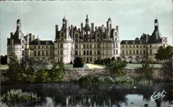 CPA Chateau De Chambord Facade Et Jardins Sur Le Cosson 