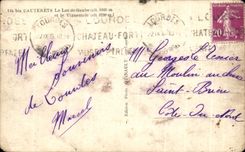 CPA Cauterets the Lake De Gaube And Vignemale