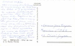 Mar del efecto de CPSM Prefailles a la roca agujereada