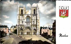 CPSM Nantes the cathedral Saint stone