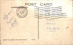 CPA Tower Off London And To rivet Thames