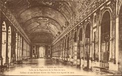 CPA Versailles Gallery of the Ices Room of the Signature of Peace in 1919