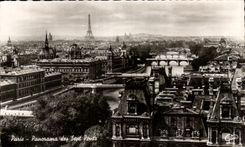 CPA Paris Panorama of Feels Bridges
