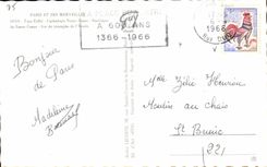 CPA Paris And Her Wonders Eiffel Tower Our Lady Crowns Heart Arc de Triomphe