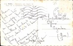 Panorama de CPA Paris tomado desde los viajes de la catedral nuestra senora