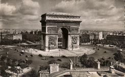 CPA Paris Arc de Triomphe 