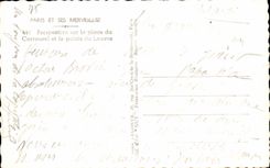 CPA Paris And Its Wonders View on the Place of the Carousel and the palate of the Louvre