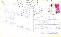 CPA Paris Notre Dame Barge