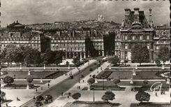 CPA Paris And Its Wonders the Montmartre hillock seen of the palate of Louvre