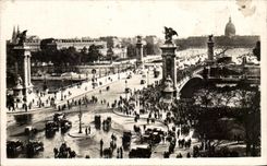 CPA Paris the Bridge Alexandre III and lnvalides