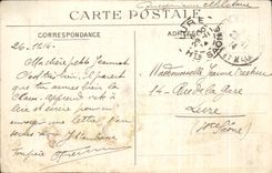 CPA Par la Confiance et le Courage la Justice Trimphera Lion 