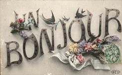 CPA hola las flores tragan