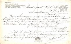 CPA Budapest Latkep has kiralyi Varral Hungary