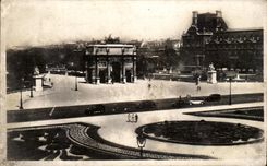 CPA Paris Arc de Triomphe of the Carousel