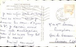 CPA Paris And Its Wonders the palate of Chaillot