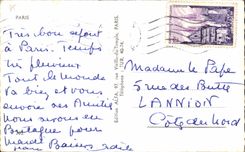 CPA Paris Eiffel Tower Arc de Triomphe Our Lady Crowns Heart montmartre Opera