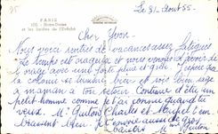 CPA Paris Notre Dame and Gardens of Eveche