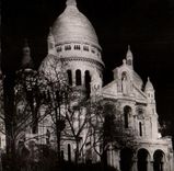 CPA Paris the Night the Sacring Montmartre Heart