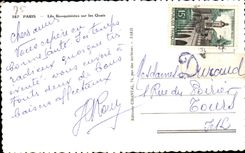 CPA Paris Secondhand booksellers on the Notre Dame Quays