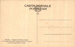 CPA Collegial Brussels S Michel Gudule the Northern Transept and the Stained glass of Charles Quint