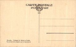 CPA Collegial Brussels S Michel Gudule Seen from of the Vault of the S sarcement