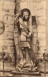 CPA Brussels Colleginale S Michel and Gudule Statue of St Michel