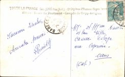 CPA Route of Tourmalet Cascades of Gripp-Artigues