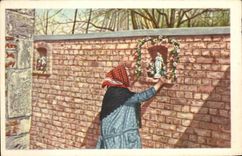 Image Dimensions of Belgian gold Folklore the Brabant the garland for the virgin