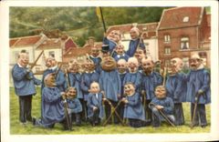 Image Dimensions of Belgian gold Folklore Verviers the group of the Corantes Hampers to the carnival