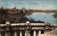 CPA Coblentz View on the Moselle