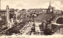 CPA Arles the Ancient Theater