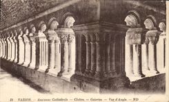 CPA Vaison Old Cathedral Cloister Galleries Seen of Angle