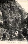 CPA Quillan Gorges du Rebenty