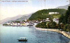 CPA Lago di Como Bellagio Veduto mas alla de clavado