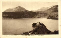 CPA Lake Annecy Chateau De Duingt And Talloires
