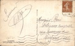 CPA the Pyrenees Saint Saver the Napoleon bridge