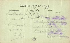 CPA Lourdes Interior of the Church