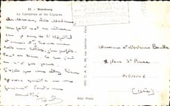 CPA Strasbourg the Cathedral And Storks