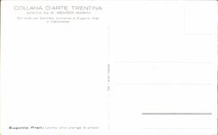 CPA Collana D'Arte Trentina Diretta Wenter Marini Eugenio Prati Uomo che plange e preso