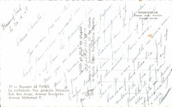 CPA Souvenir of Tunis the Cathedral View Tunisia Mosque