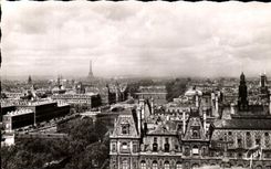 CPA Paris And Its Wonders View of the seven stone bridges Eiffel Tower