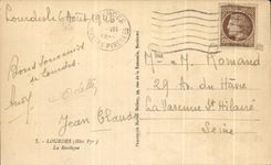 CPA Lourdes the Basilica