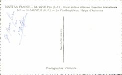 CPSM St Saver the Napoleon bridge Snows of autumn