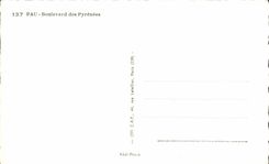 CPSM Pau Boulevard Of the Pyrenees