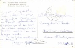 CPA Evolene Les Hauderes La Double Croix de Nivaz