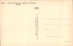 CPA Caen College Malherbe Staircase