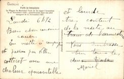 Taladro de CPA de Compiegne el coche del mariscal Foch Militaria