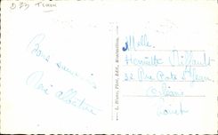 CPA Aix les Bains Lake Le Bourget the cornice