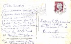 CPA Lourdes the Miraculous Cave